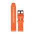 Garett  univerzální řemínek 22 mm, oranžový silikonový