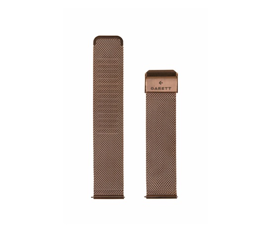 Garett univerzální řemínek 22 mm, zlatý kovový, typ Mesh