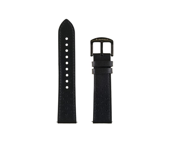 Garett univerzální řemínek 22 mm, černý kožený
