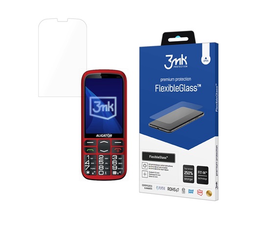3mk hybridní sklo FlexibleGlass pro Aligator A830 Senior