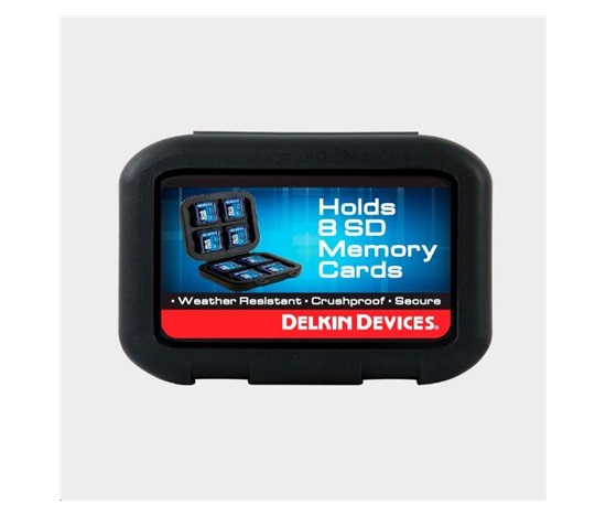 Delkin Weather Resistant Case for 8 SD cards