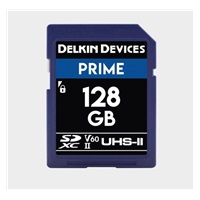 Delkin SD Prime 2000X UHS-II U3 (V60) R300/W100 128GB