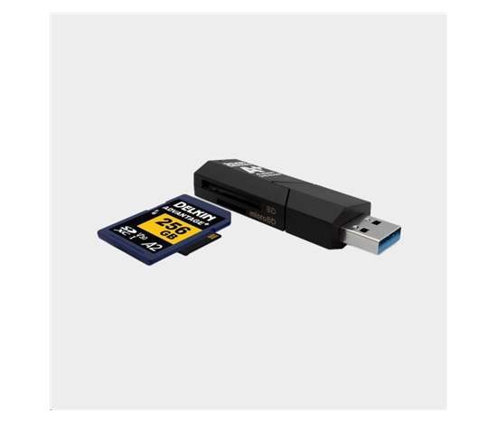 Delkin Cardreader SD & MicroSD A2 (USB 3.1)