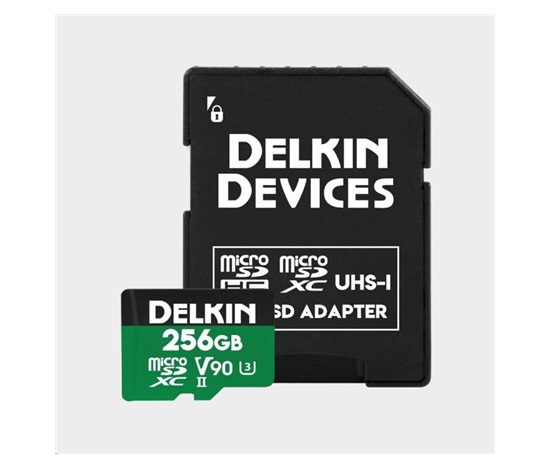 Delkin microSD Power 2000x UHS-II (V90) R300/W250 256GB