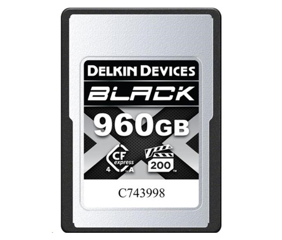 Delkin CFexpress 4.0 BLACK, VGP200, R1830/W1740 (Type A | 4.0) 960GB