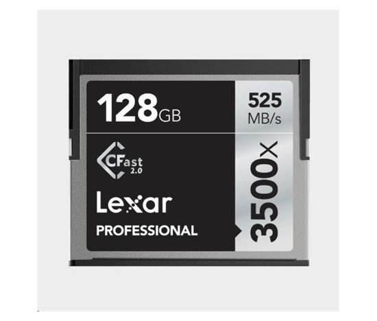 Lexar Pro 3500X Cfast (VPG-130) R525/W445 128GB