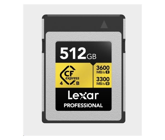 Lexar CFexpress 4.0 Pro Gold R3600/W3300 512GB