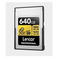 Lexar CFexpress 4.0 Pro Gold, VPG400, R1800/W1650 (Type A) 640GB