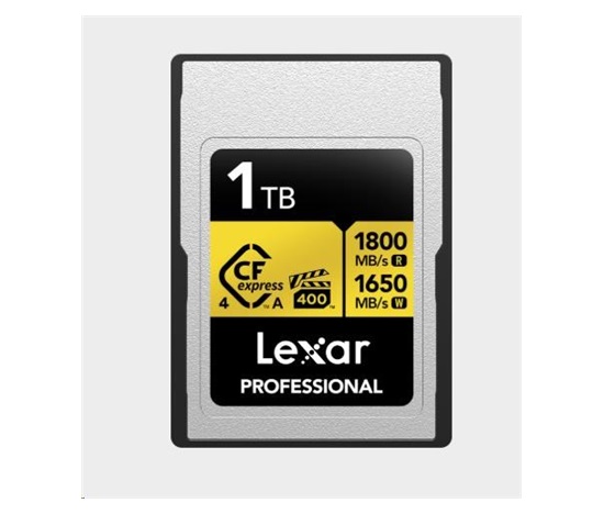 Lexar CFexpress 4.0 Pro Gold, VPG400, R1800/W1650 (Type A) 1TB