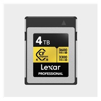 Lexar CFexpress 4.0 Pro Gold R3600/W3300 4TB
