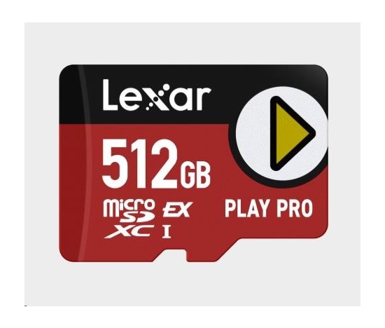 Lexar microSD Express I PLAY Pro Express 7.1, R900/W600 C10 U3 (UHS-I) 512GB