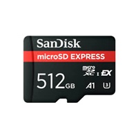 SanDisk micro SDXC karta 512GB Express (880/650 MB/s,  A1,  UHS-I,  U3)