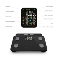 TrueLife FitScale W8 BT Black - osobní diagnostická bluetooth váha