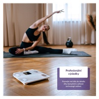 TrueLife FitScale W8 BT White - osobní diagnostická bluetooth váha