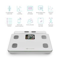 TrueLife FitScale W8 BT White - osobní diagnostická bluetooth váha