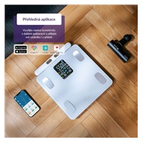 TrueLife FitScale W8 BT White - osobní diagnostická bluetooth váha