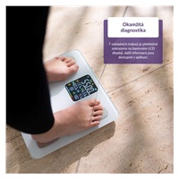 TrueLife FitScale W8 BT White - osobní diagnostická bluetooth váha