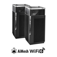 BAZAR ASUS ZenWiFi Pro XT12 2-pack Wireless AX11000 Tri-band Mesh WiFi 6 System, 2.5G WAN/LAN (ROZBALENO)