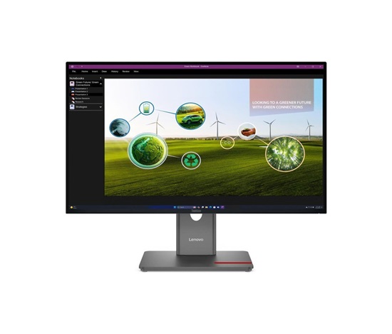LENOVO LCD P27Q-40 - 27",IPS,matný,16:9,2560x1440,178/178,4ms,350cd/m2,1500:1,HDMI,DP,USB-C,USB Hub,VESA,Pivot