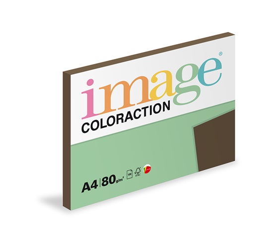 Antalis Papír Image Coloraction Brown - sytá hnědá - papír pro výtvarné potřeby A4 (80g/100ks)