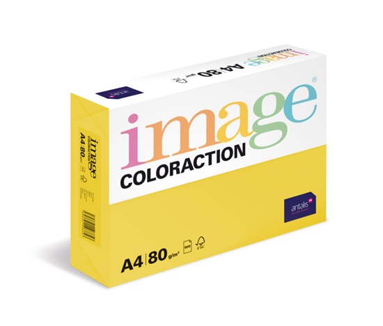 Antalis Papír Image Coloraction Sevilla - sytá žlutá (IG50) A4 (80g/100ks)