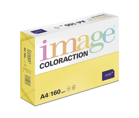 Antalis Papír Image Coloraction Sevilla - sytá žlutá (IG50) A4 (160g/250ks)