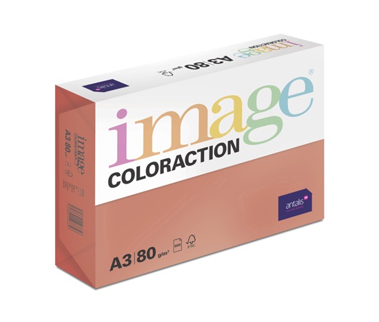 Antalis Papír Image Coloraction Chile - jahodově červená (CO44) A3 (80g/500ks)