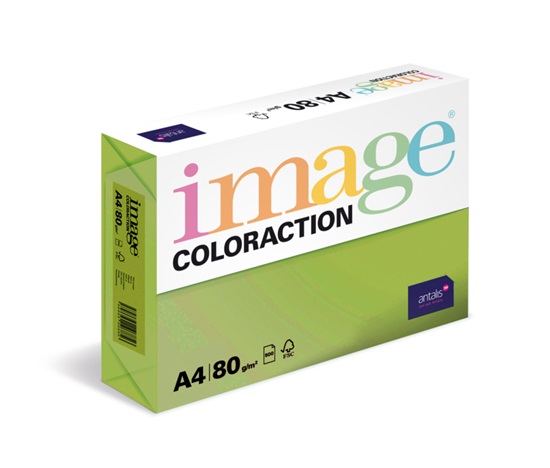 Antalis Papír Image Coloraction Java - středně zelená (MA42) A4 (80g/100ks)