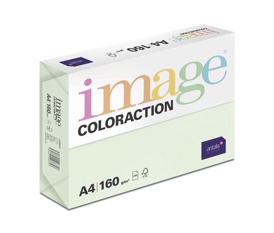 Antalis Papír Image Coloraction Jungle - pastelově světle zelená (GN27) A4 (160g/250ks)