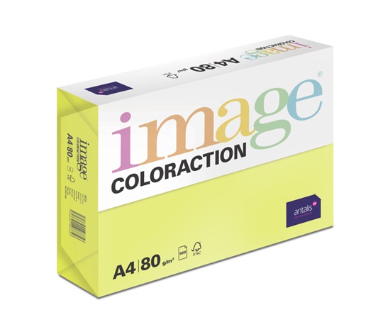 Antalis Papír Image Coloraction Ibiza - reflexní žlutá (NeoGb) A4 (80g/500ks)