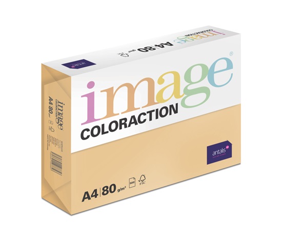 Antalis Papír Image Coloraction Acapulco - reflexní oranžová (NeoOr) A4 (80g/100ks)