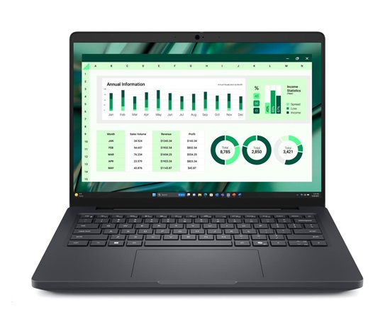 DELL NTB Pro Max 14 MC14250/U7-255H/16GB/512SSD/14" FHD+ /IR Cam & Mic/100W Type-C/WLAN/Backlit Kb/W11 Pro/3Y PS NBD