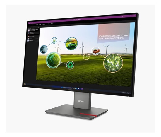 LENOVO LCD ThinkVision P27q-40- 27",IPS,mat,16:9,2560x1440,178/178,4/6ms,350cd/m2,1500:1,DP,HDMI,PIVOT,VESA,3Y