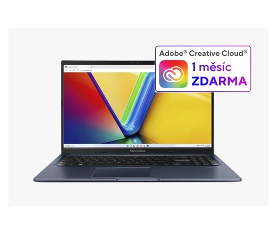 ASUS NTB Vivobook 15 (M1502YA-NJ573W), R7 5825U, 15.6" FHD, 16GB, 512GB SSD, Radeon, W11 Home, Quiet Blue