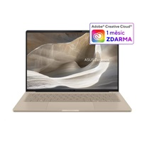ASUS NTB Zenbook A14 (UX3407QA-OLED180W), X1 26 100, 14" 1920x1200, 16GB, 1TB SSD, Adreno, W11 Home, Zabriskie Beige