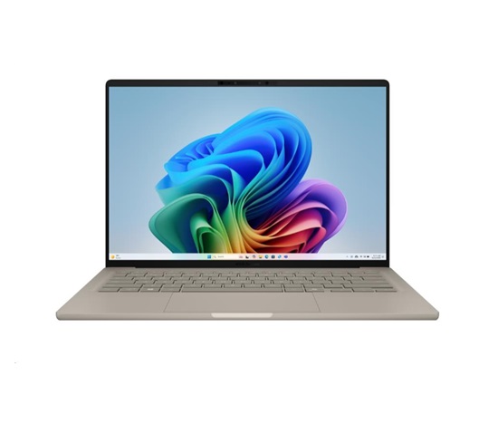 ASUS NTB Zenbook A14 (UX3407QA-OLED202W), X1-26-100, 14" 1920x1200 OLED, 16GB, 512GB SSD, Adreno, W11 Home, Beige