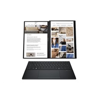 ASUS NTB Zenbook Duo (UX8406CA-OLED067X), Ultra 7 255H, 14" 3K, 32GB, 1TB SSD, Intel Arc, W11 Pro, Inkwell Gray