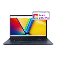 ASUS NTB Vivobook 15 (X1502VA-BQ1261W), i5-13420H, 15.6" FHD, 16GB, 512GB SSD, UHD, W11 Home, Quiet Blue