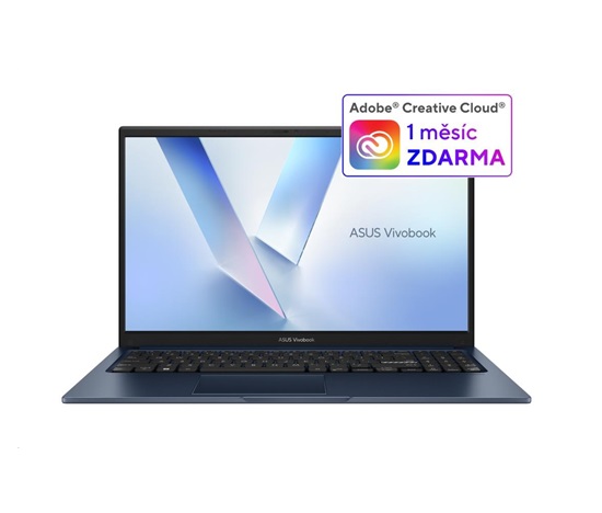 ASUS NTB Vivobook 15 (X1504VA-BQ2757W), i3-1315U, 15.6" FHD, 8GB, 512GB SSD, Intel, W11 Home, Quiet Blue