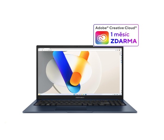 ASUS NTB Vivobook 15 (X1504VA-NJ2497W), i3-1315U, 15.6" FHD, 8GB, 512GB SSD, Intel, W11 Home, Quiet Blue