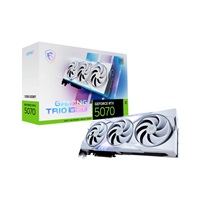 MSI VGA NVIDIA GeForce RTX 5070 12G GAMING TRIO OC WHITE , RTX 5070, 12GB GDDR7, 3xDP, 1xHDMI