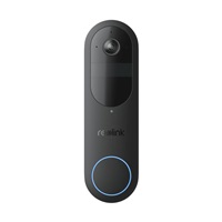 REOLINK bezpečnostní video zvonek D340B, 4MP, 2K, WiFi, černá