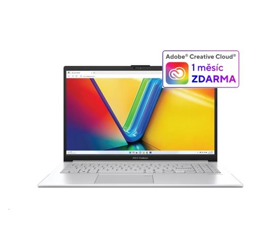 ASUS NTB Vivobook 15 OLED (M1505YA-OLED390W), R5 7430U, 15.6" FHD, 16GB, 1TB SSD, AMD Radeon, W11 Home, Cool Silver