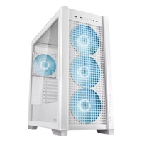 BAZAR - ASUS case TUF GAMING CASE (GT302) TG, Mid Tower, 4x 140mm ARGB Fan, bílá - Poškozený obal (Komplet)
