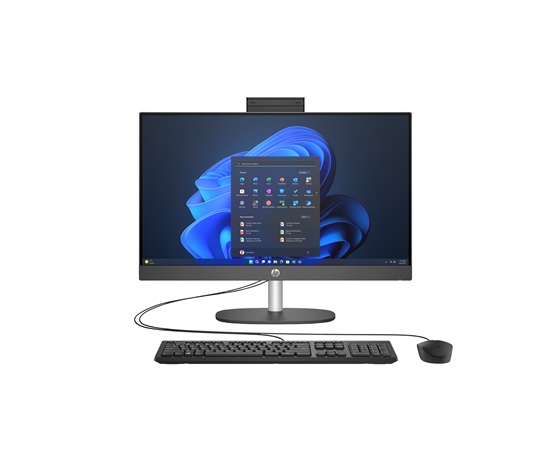 HP AIO ProOne 240 G10 AiO 23.8 NT i3-N300,8GB,512GB NVMe, WiFi 6 + BT,klávesnice a myš,65W externí,šedá,HDMI,Win11Home