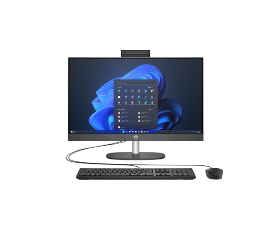 HP AIO ProOne 240 G10 AiO 23.8 NT i5-1334U,16GB,512GB NVMe, WiFi 6 + BT,klávesnice a myš,90W externí,šedá,HDMI,Win11Home