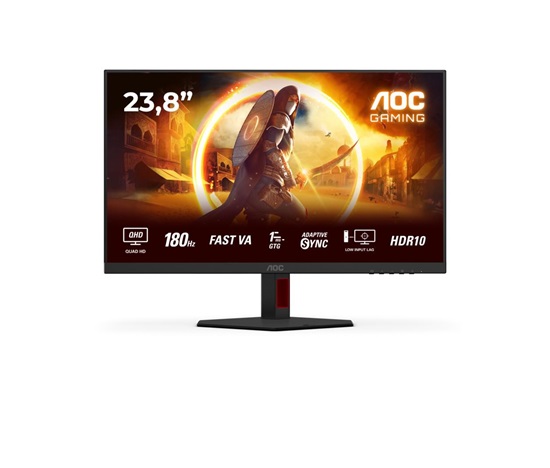 AOC MT 23,8" Q24G4RE - 2560x1440,Fast IPS,180Hz,HDMI,DP
