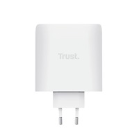 TRUST GaN Nabíječka MAXO 100W 2-Port, USB-C, bílá