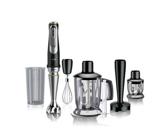 Braun MultiQuick 9 MQ 9147 X tyčový mixér, 1200 W, 3 rychlosti, technologie Active PowerDrive, měkká rukojeť