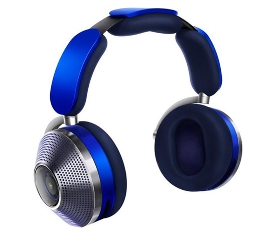 Dyson Zone sluchátka s potlačením hluku a magnetickým vzduchovým filtrem Ultra Blue